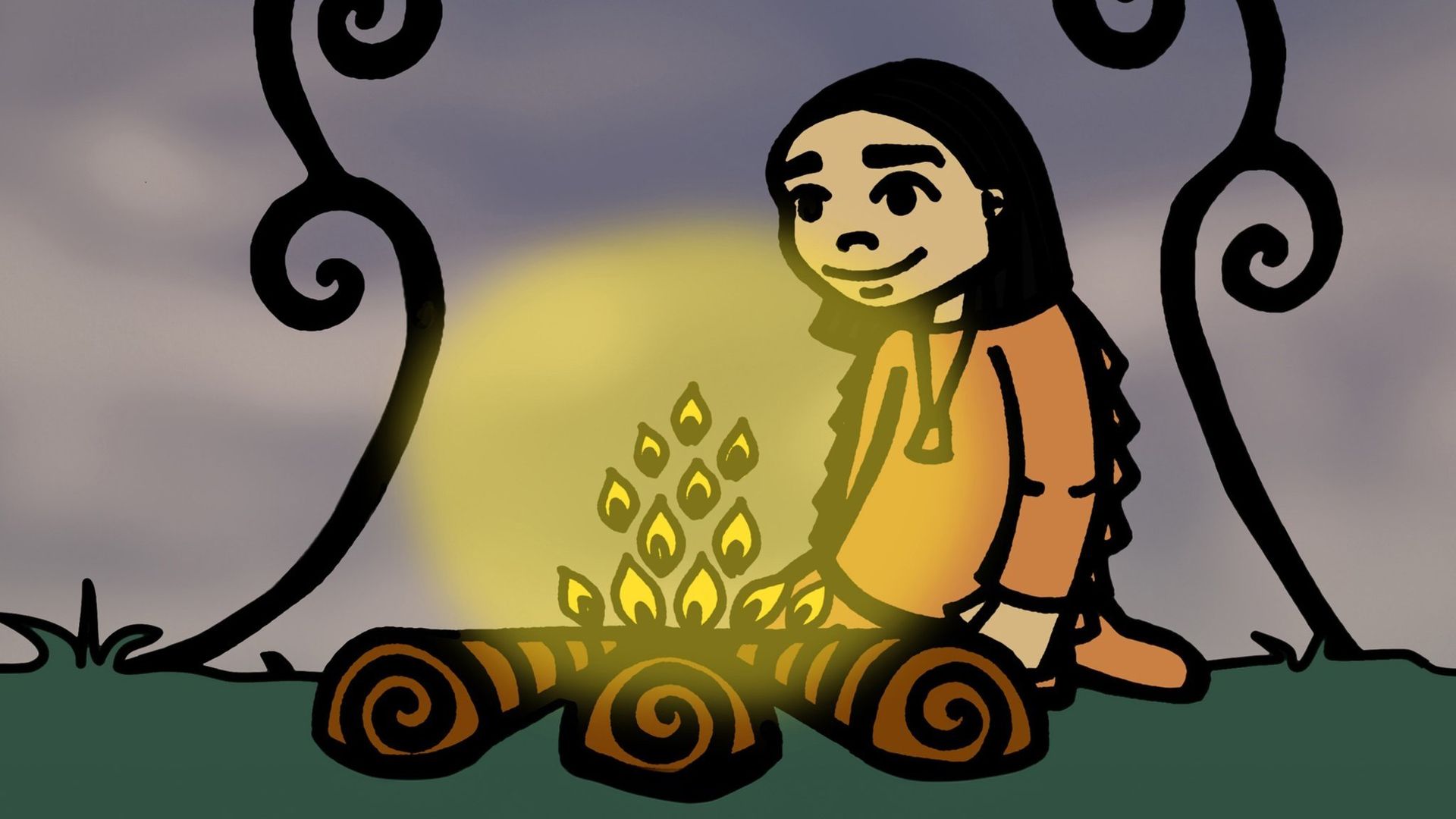 Maq and the Spirit of the Woods background