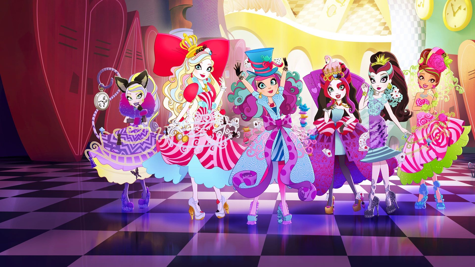 Ever After High: Way Too Wonderland background