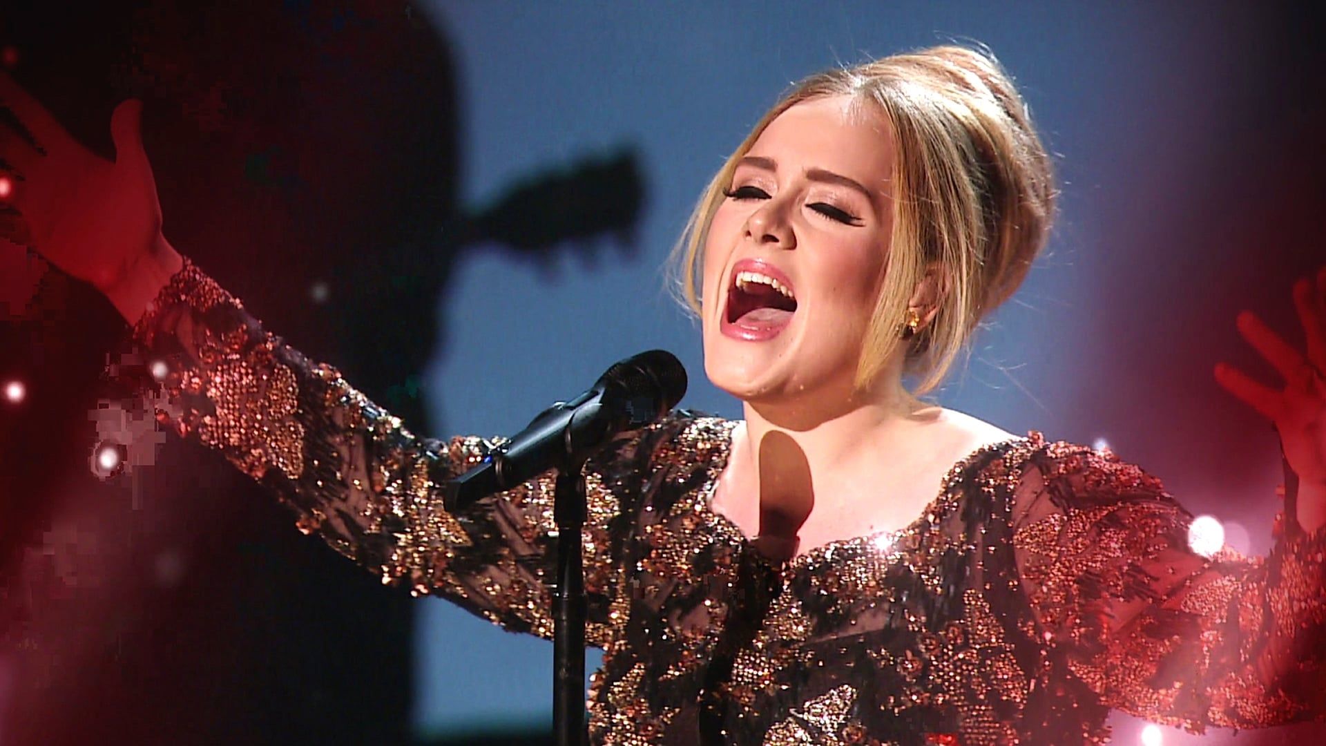 Adele Live in New York City background