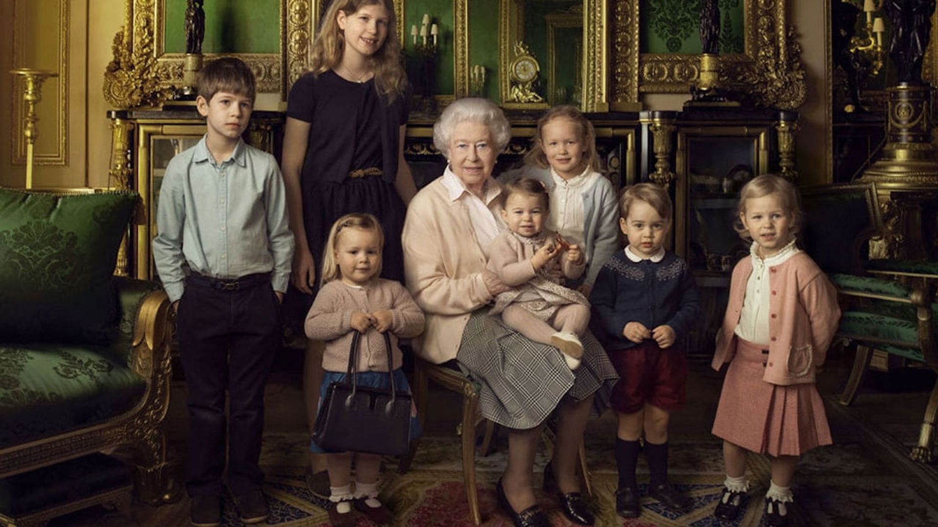 Our Queen at Ninety background