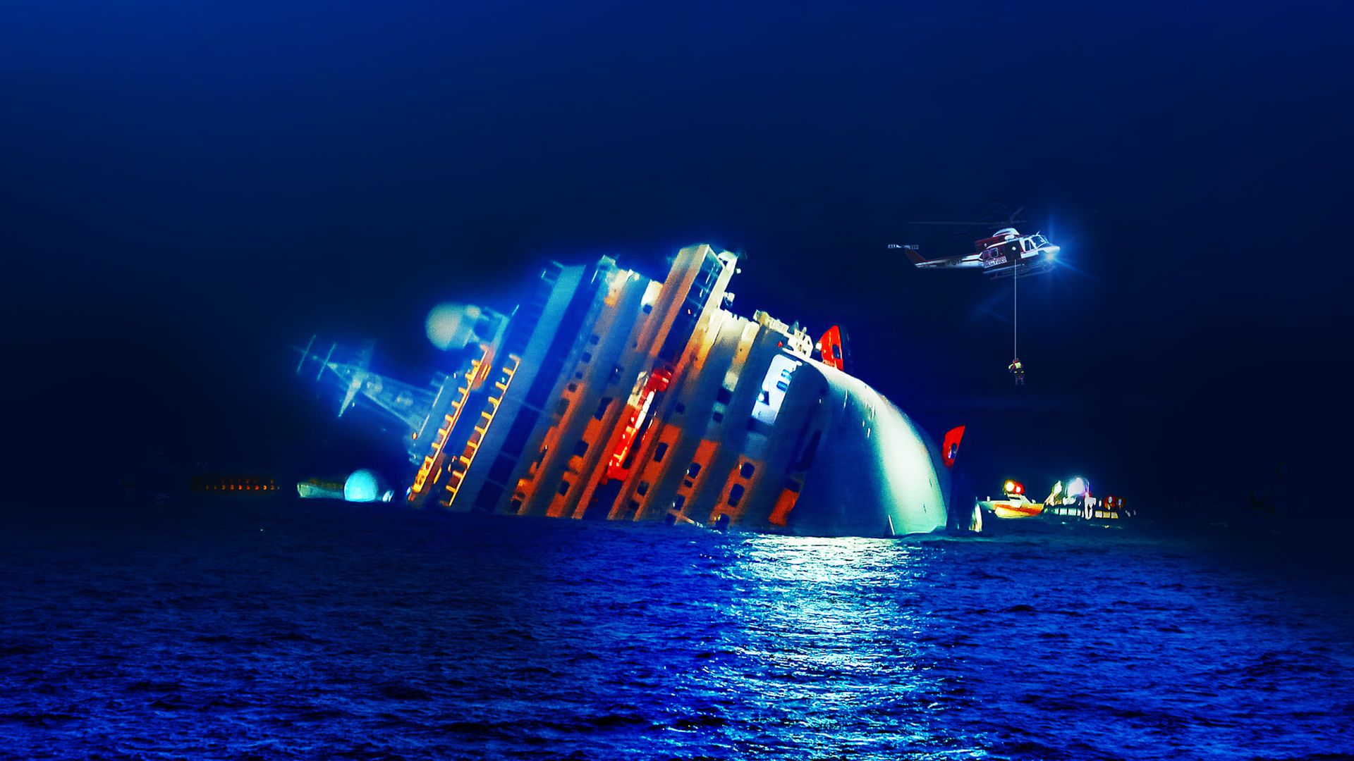 Inside Costa Concordia: Voices of Disaster background