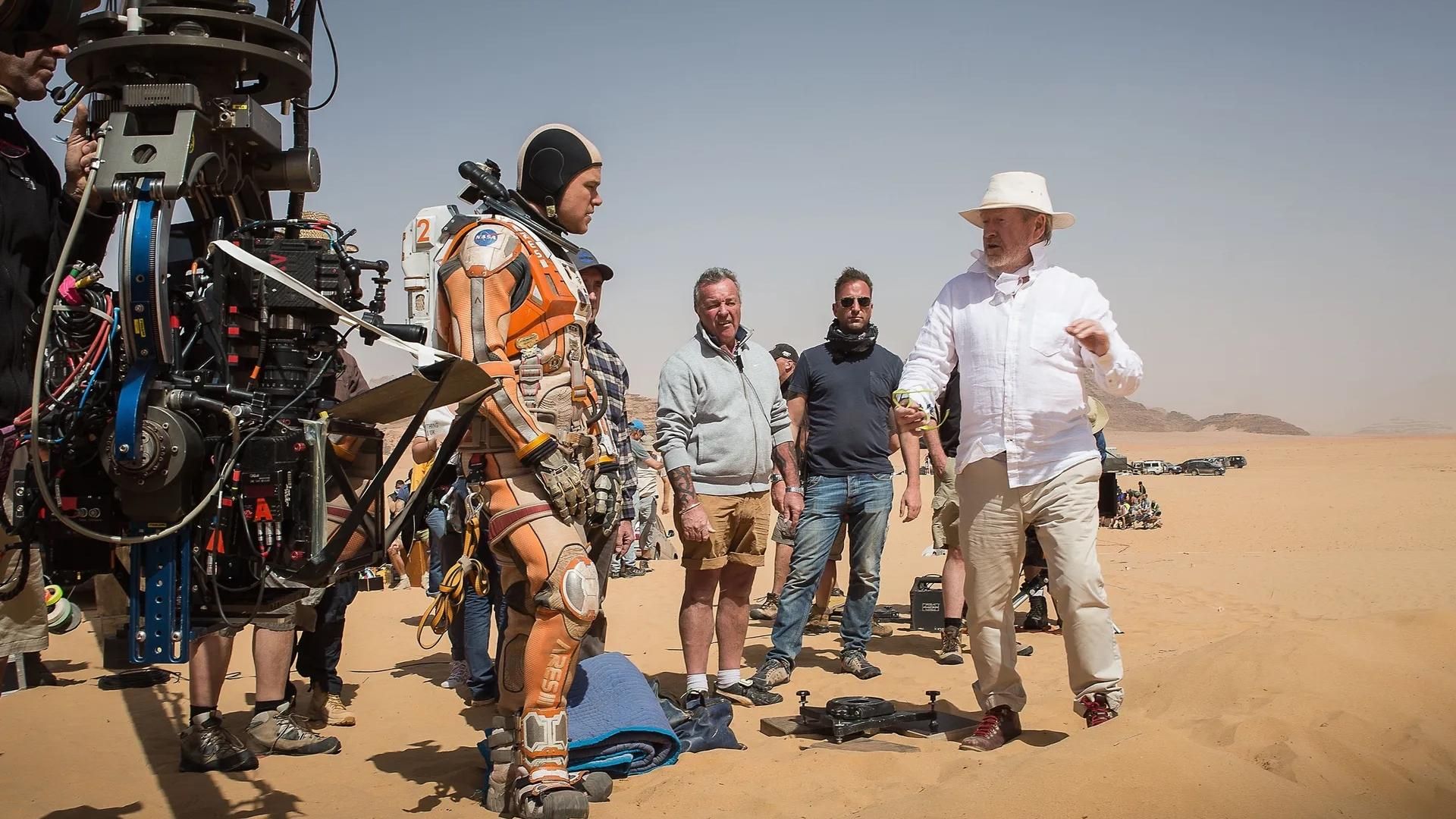 The Long Way Home: Making the Martian background