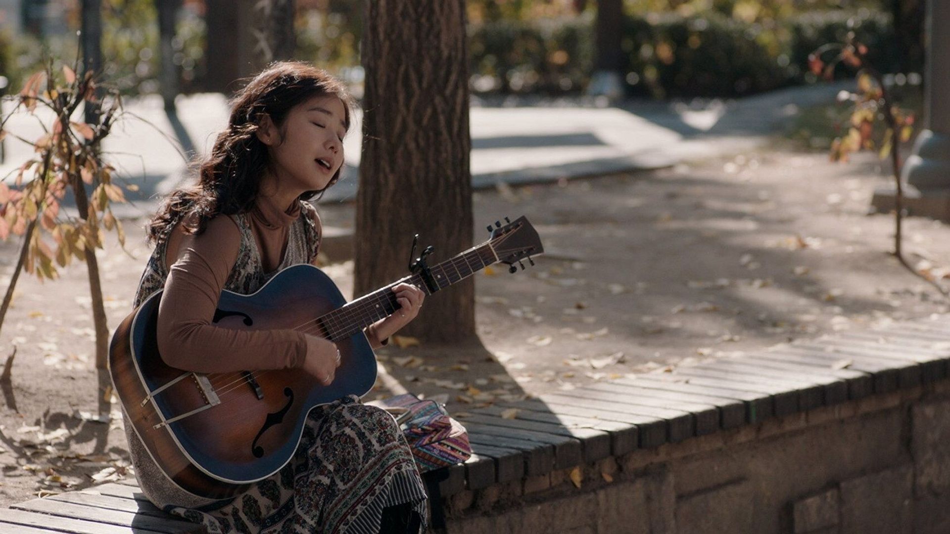 Love & Busking background