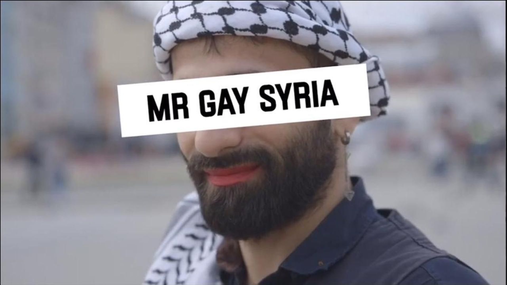 Mr Gay Syria background