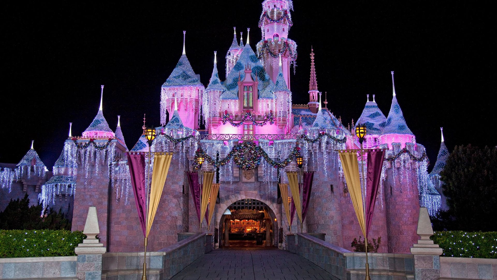 The Wonderful World of Disney Magical Holiday Celebration background