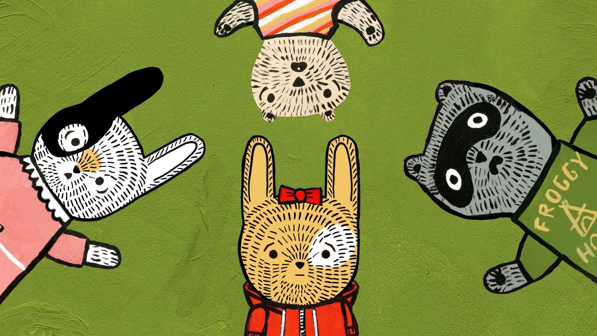 Wolfie the Bunny background