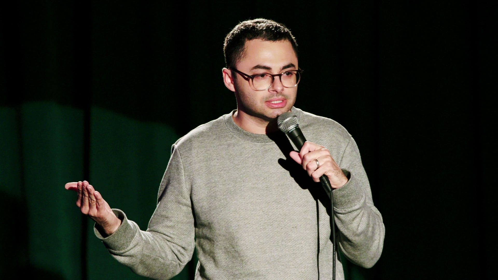 Joe Mande's Award-Winning Comedy Special background