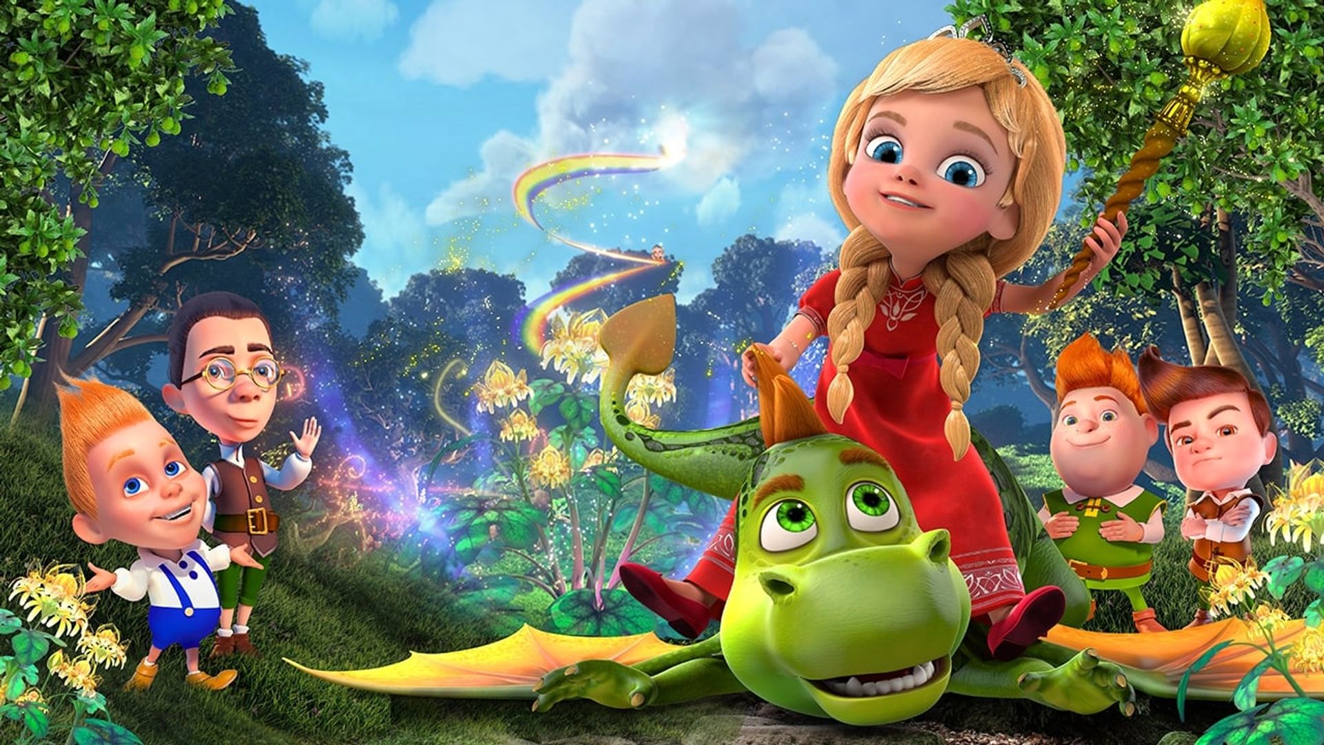 Princess and the Dragon background