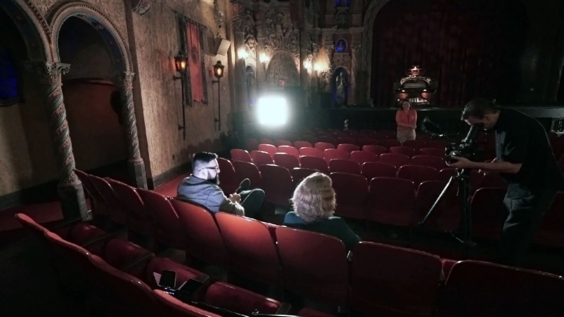 Ghosts Behind the Screen background