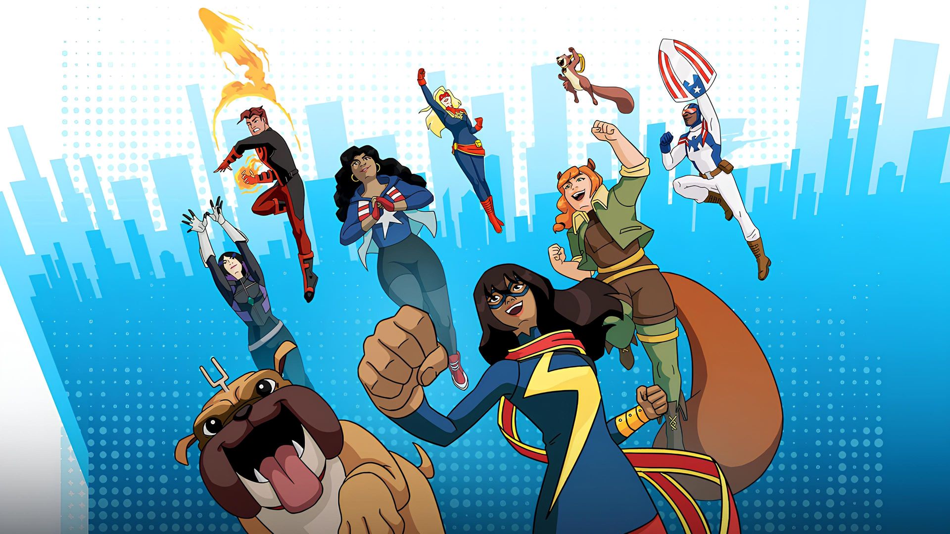 Marvel Rising: Secret Warriors background