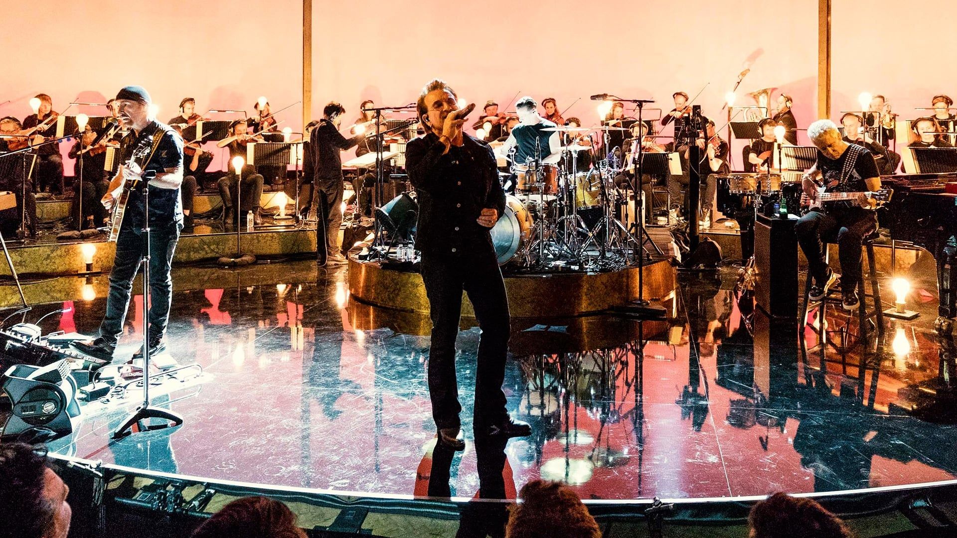 U2 at the BBC background
