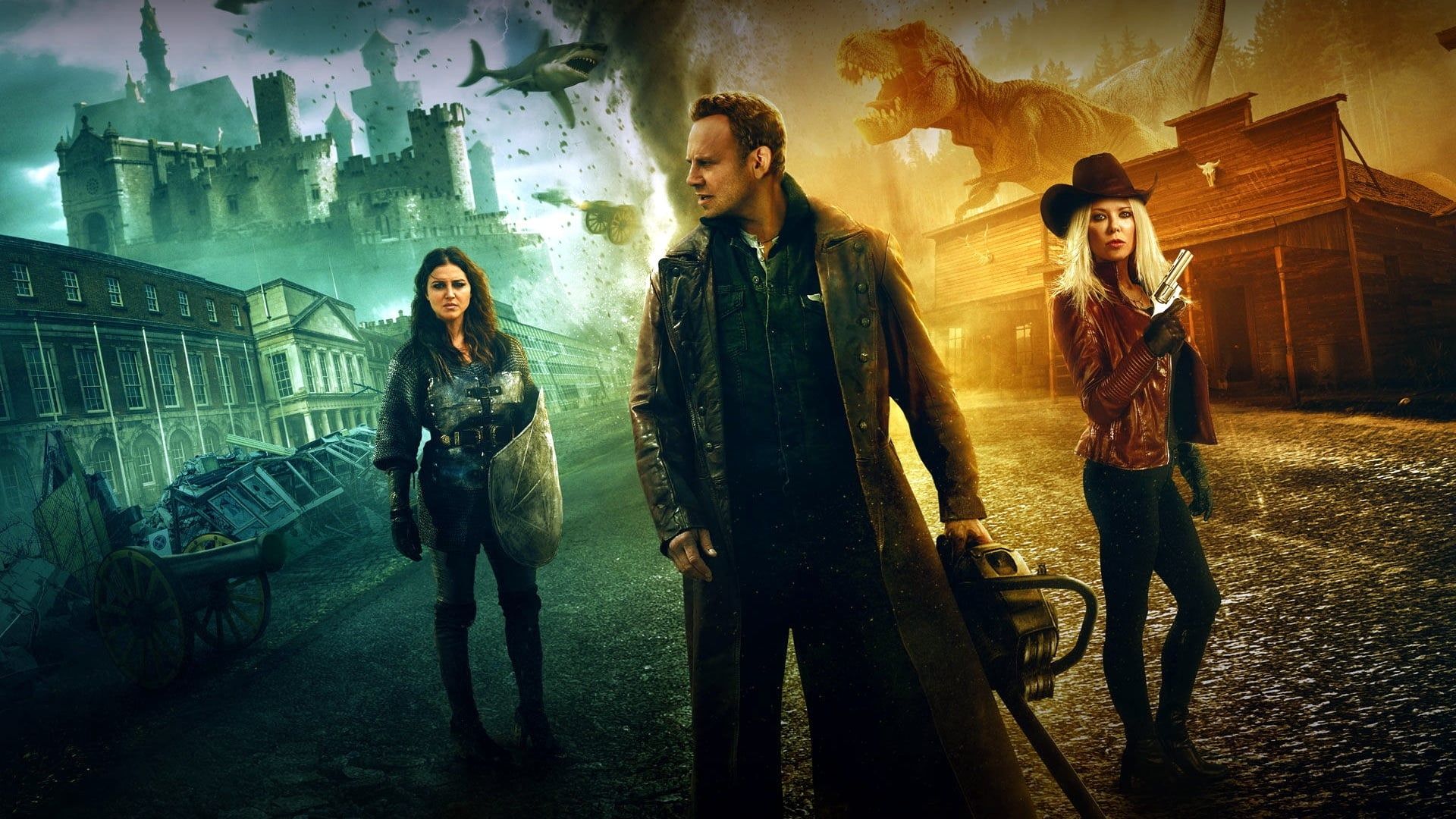 The Last Sharknado: It's About Time background