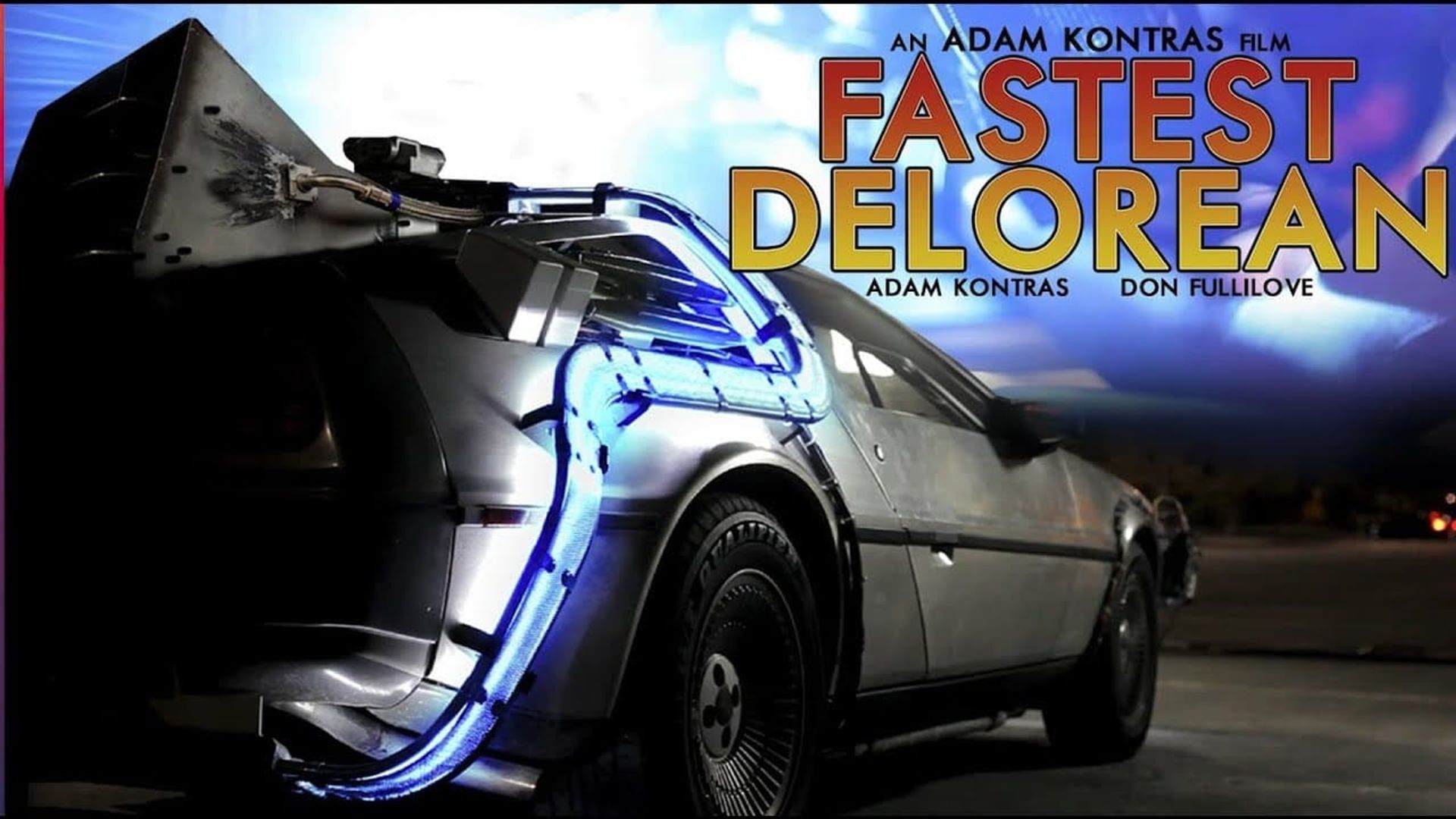 Fastest Delorean in the World background