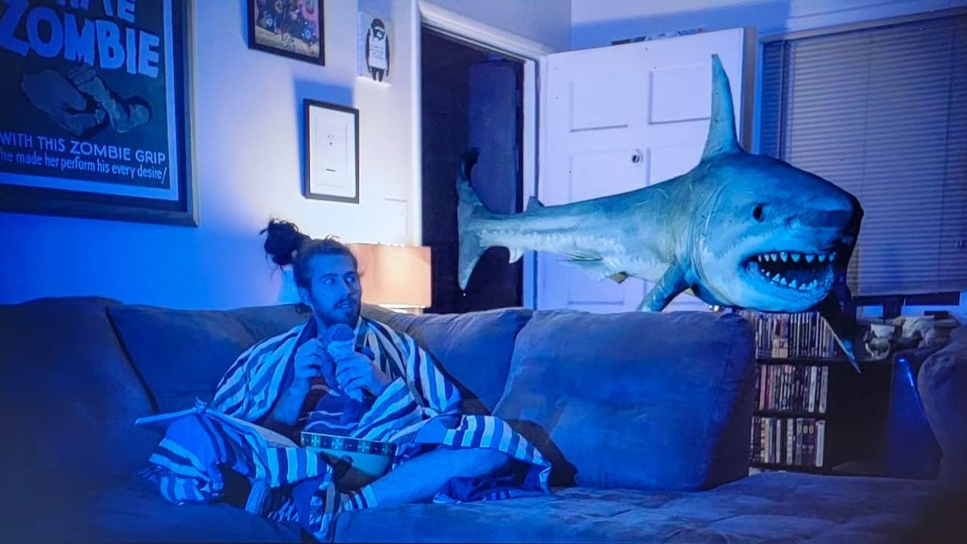 Bad CGI Sharks background