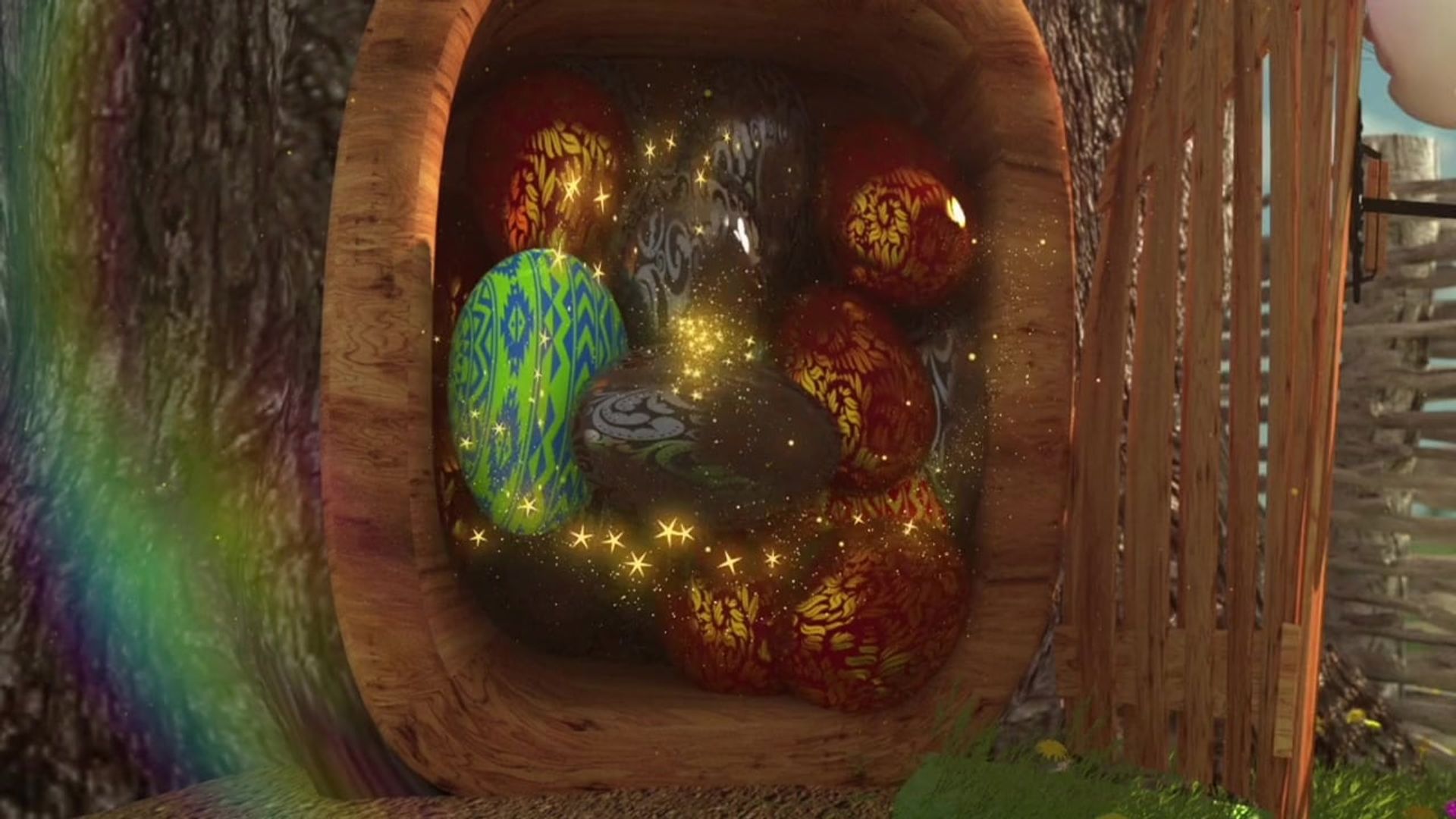 Easter Land background