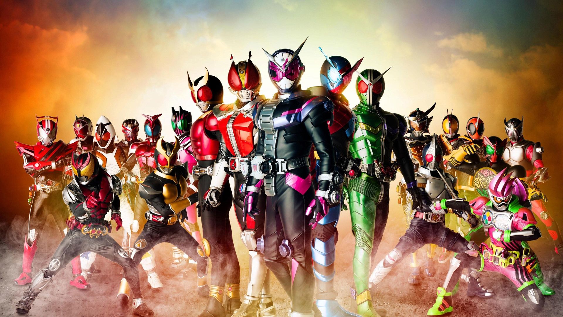 Kamen Rider Heisei Generations Forever background