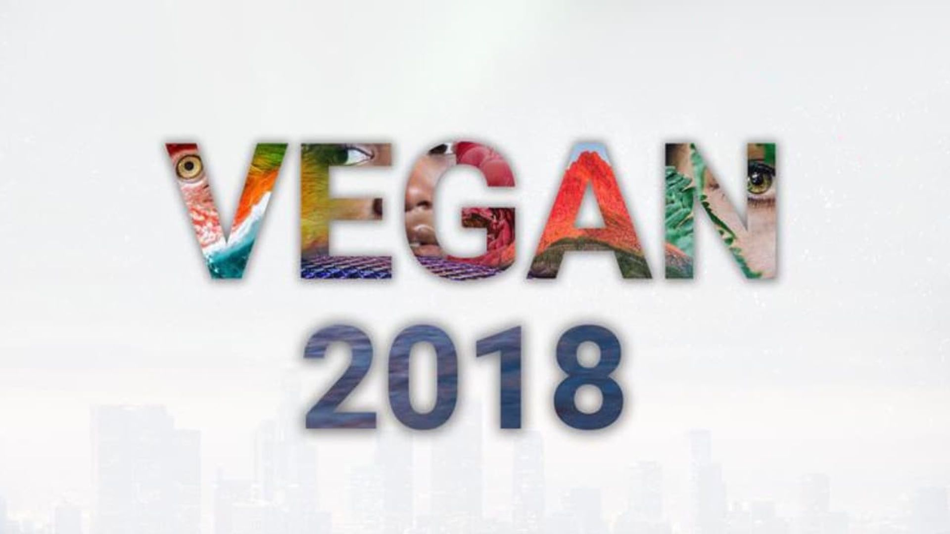 Vegan 2018 background
