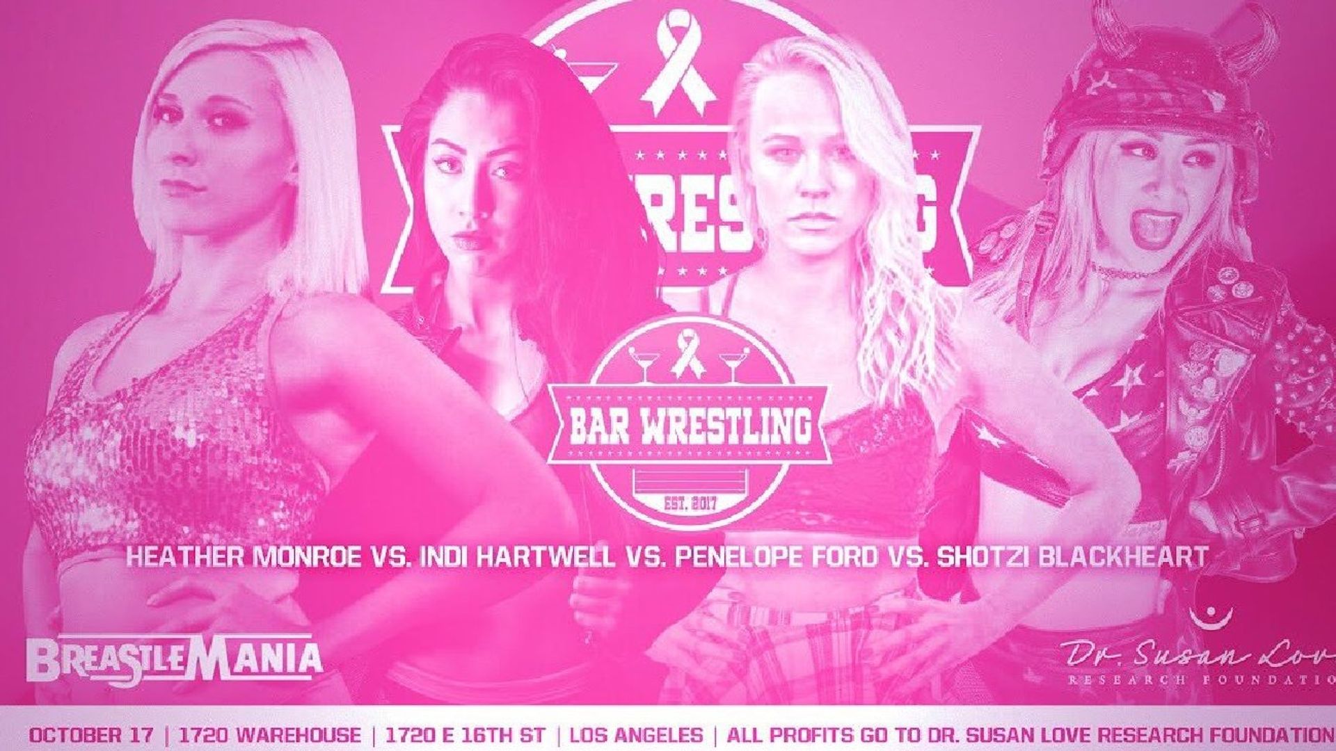 Bar Wrestling 21: Breastlemania background
