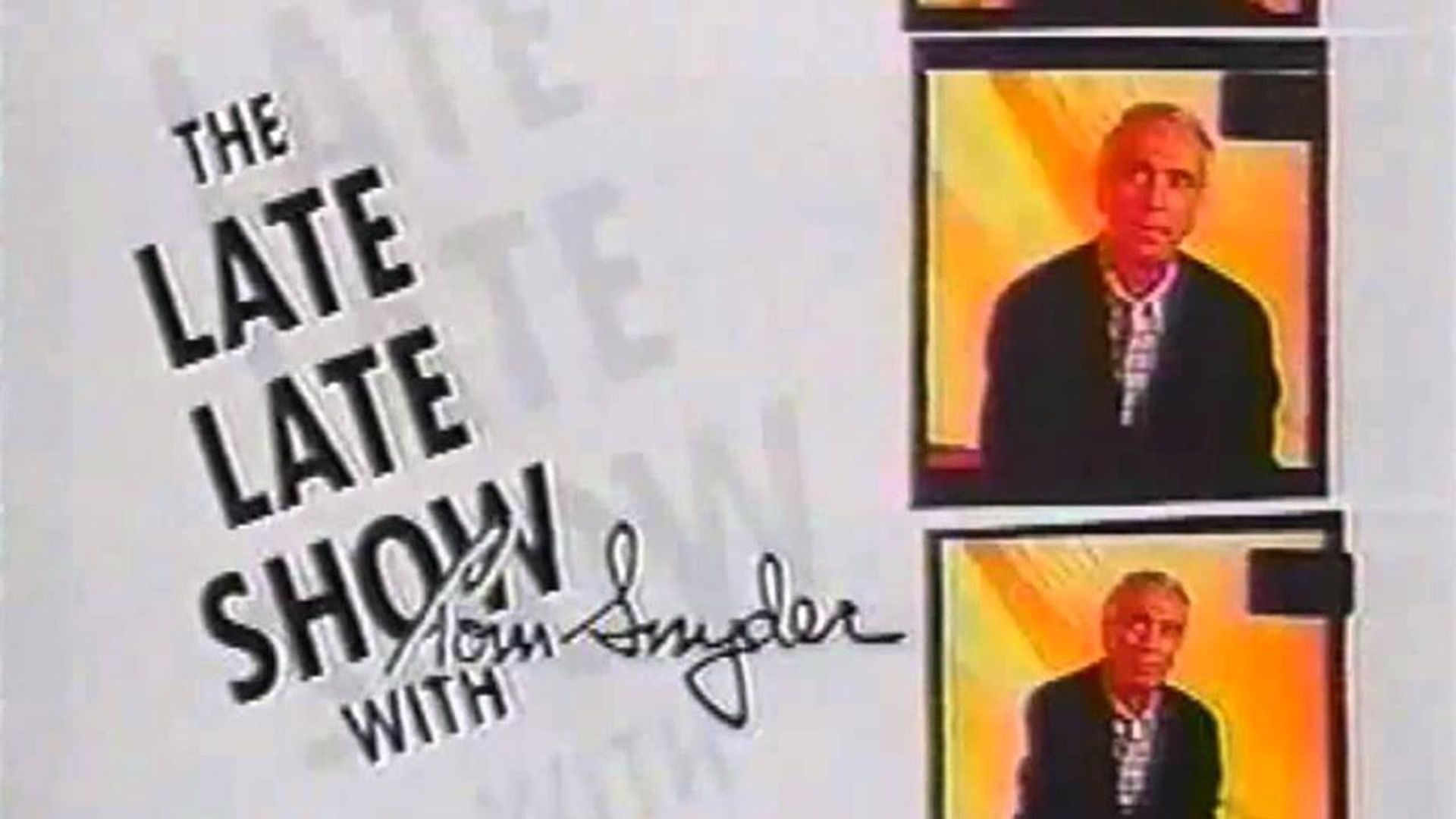 The Late Late Show with Tom Snyder background