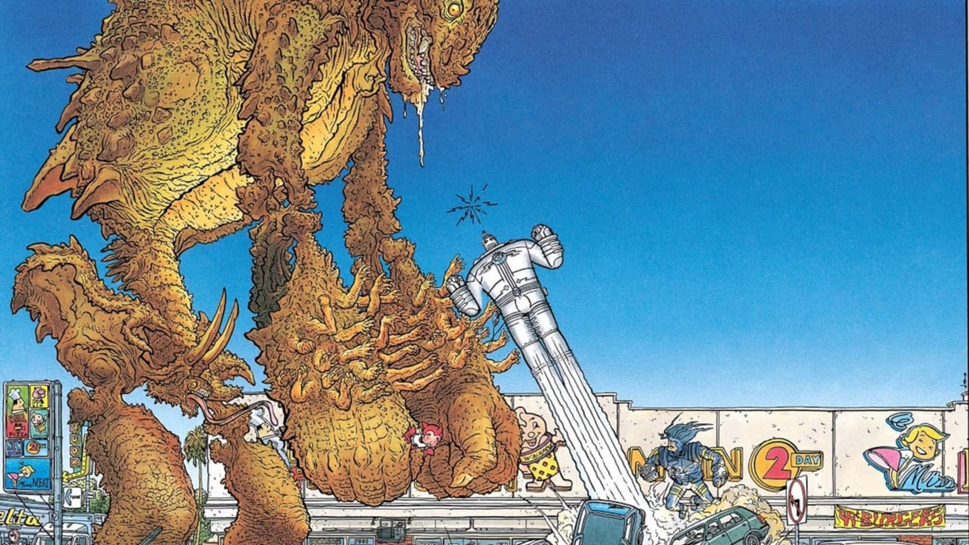 Big Guy and Rusty the Boy Robot background
