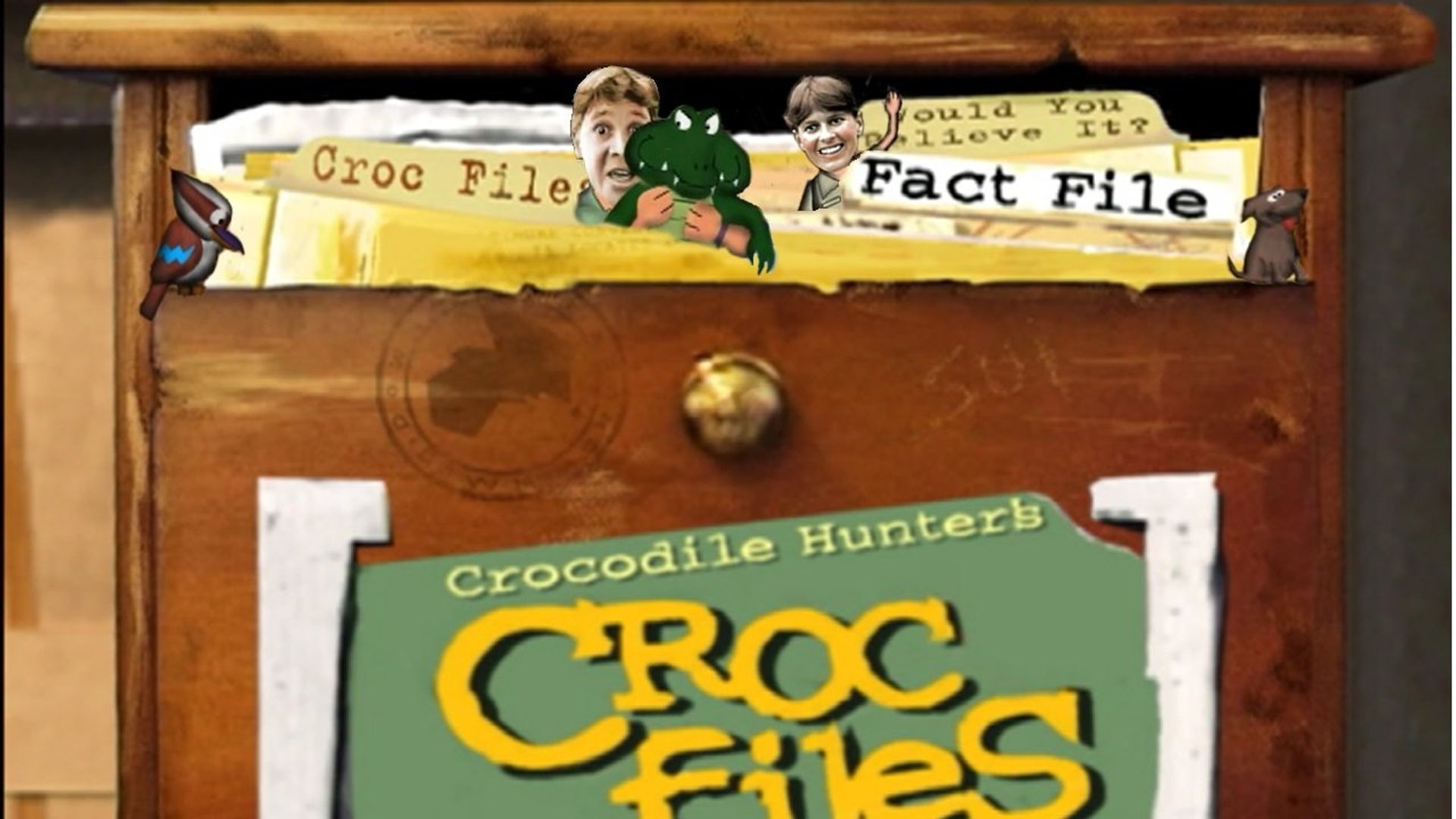 The Crocodile Hunter's Croc Files background