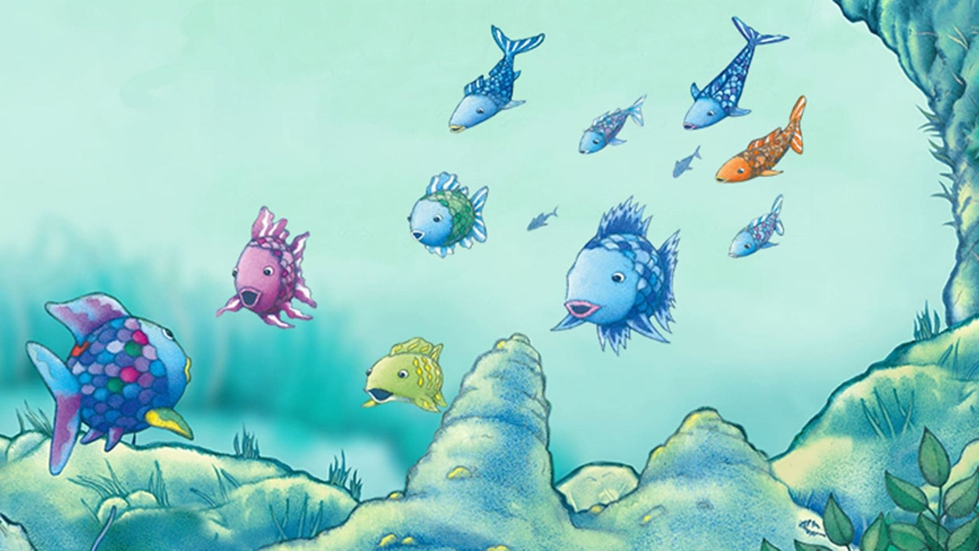 Rainbow Fish background