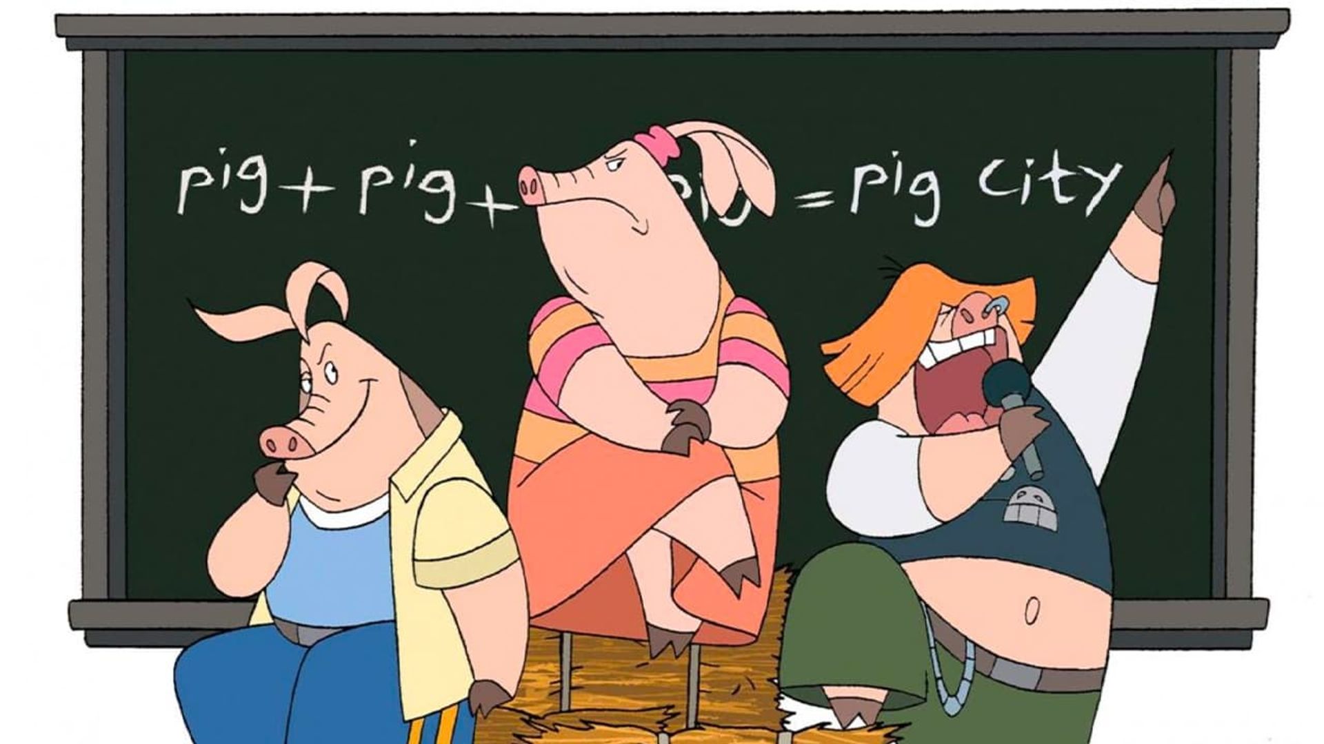 Pig City background