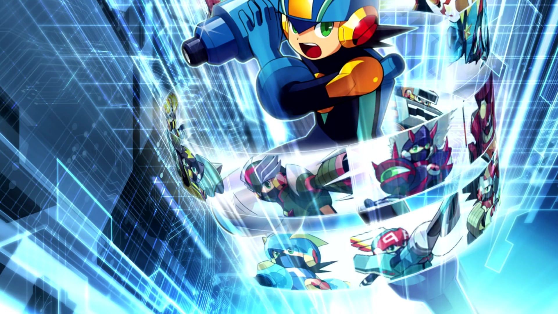 MegaMan: NT Warrior background