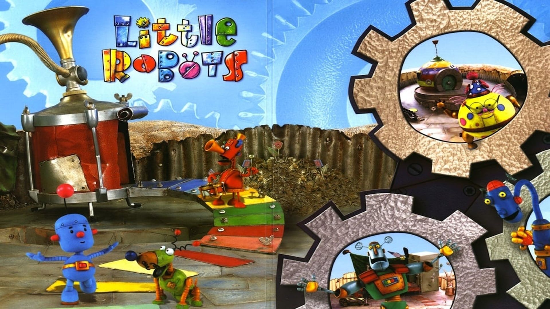 Little Robots background