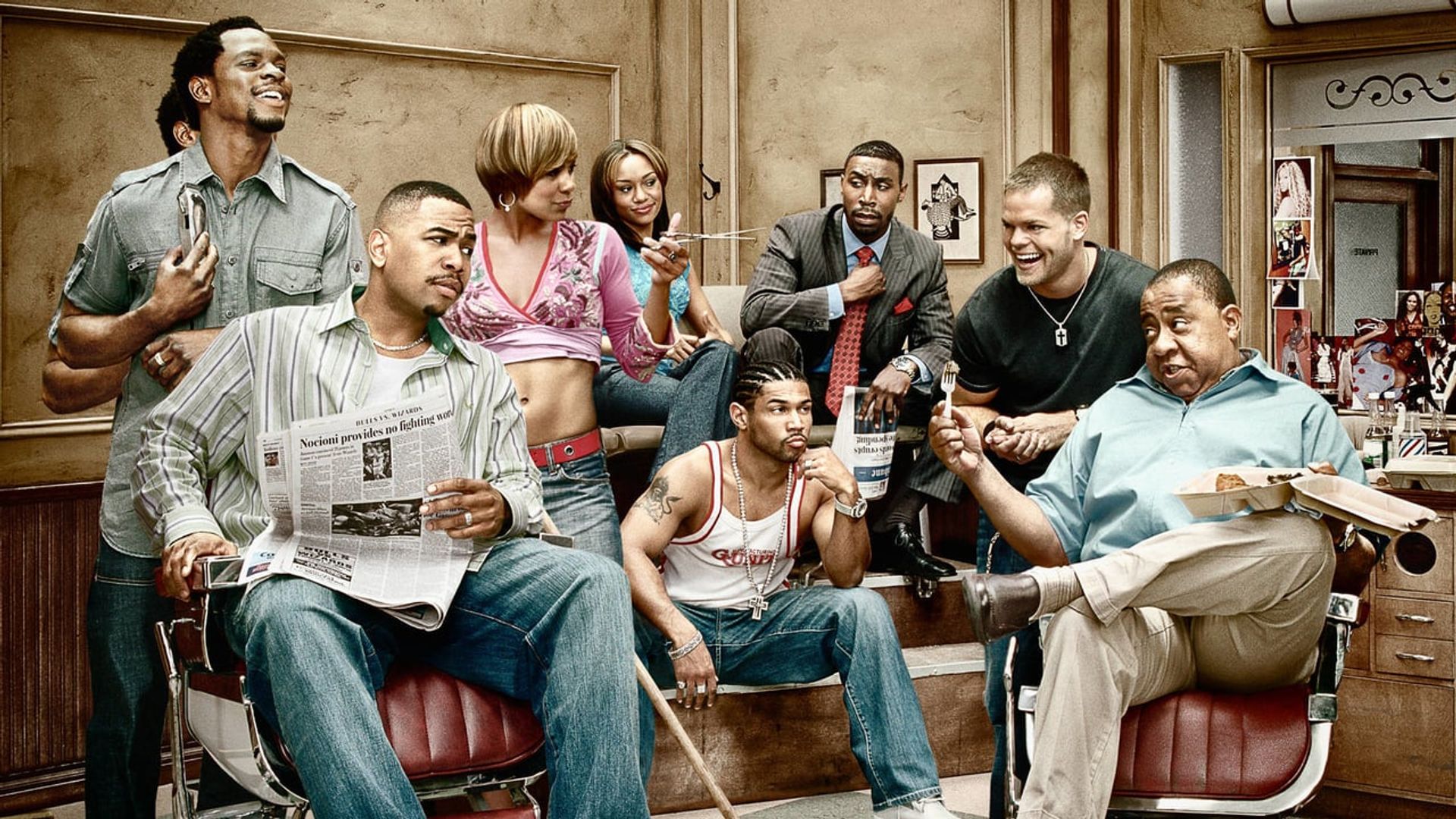 Barbershop background