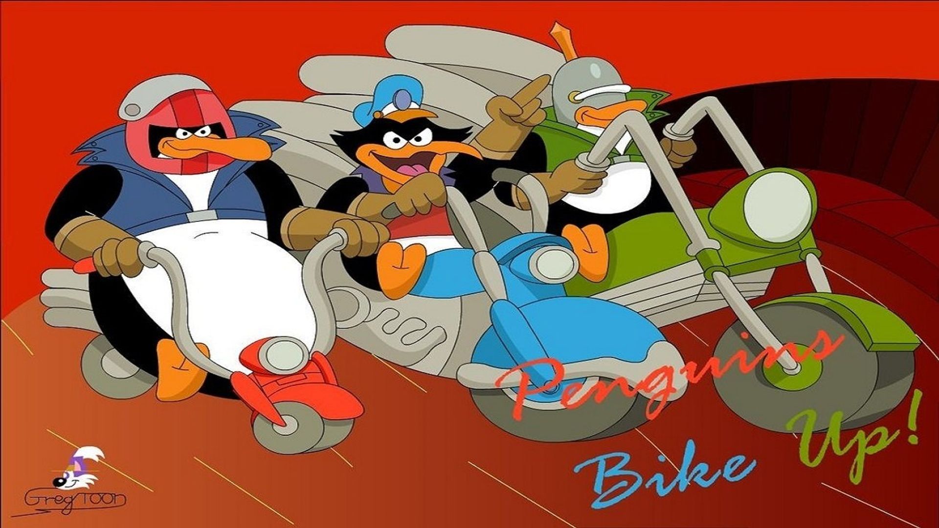 Avenger Penguins background