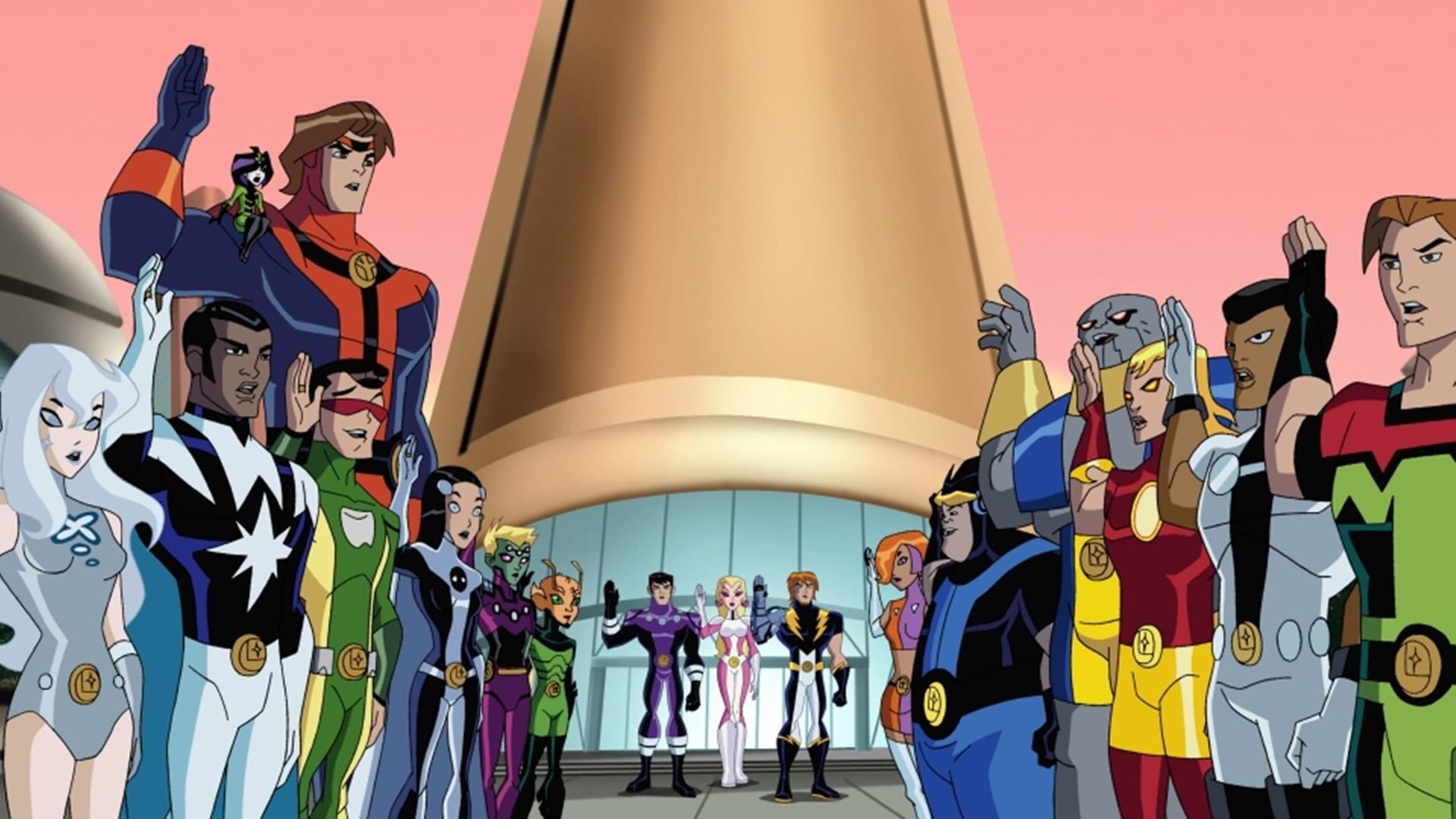 Legion of Super Heroes background