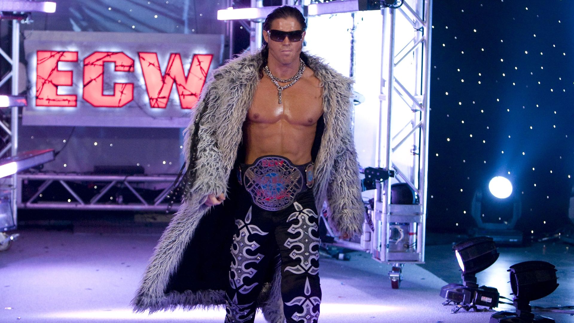ECW on Sci-Fi background