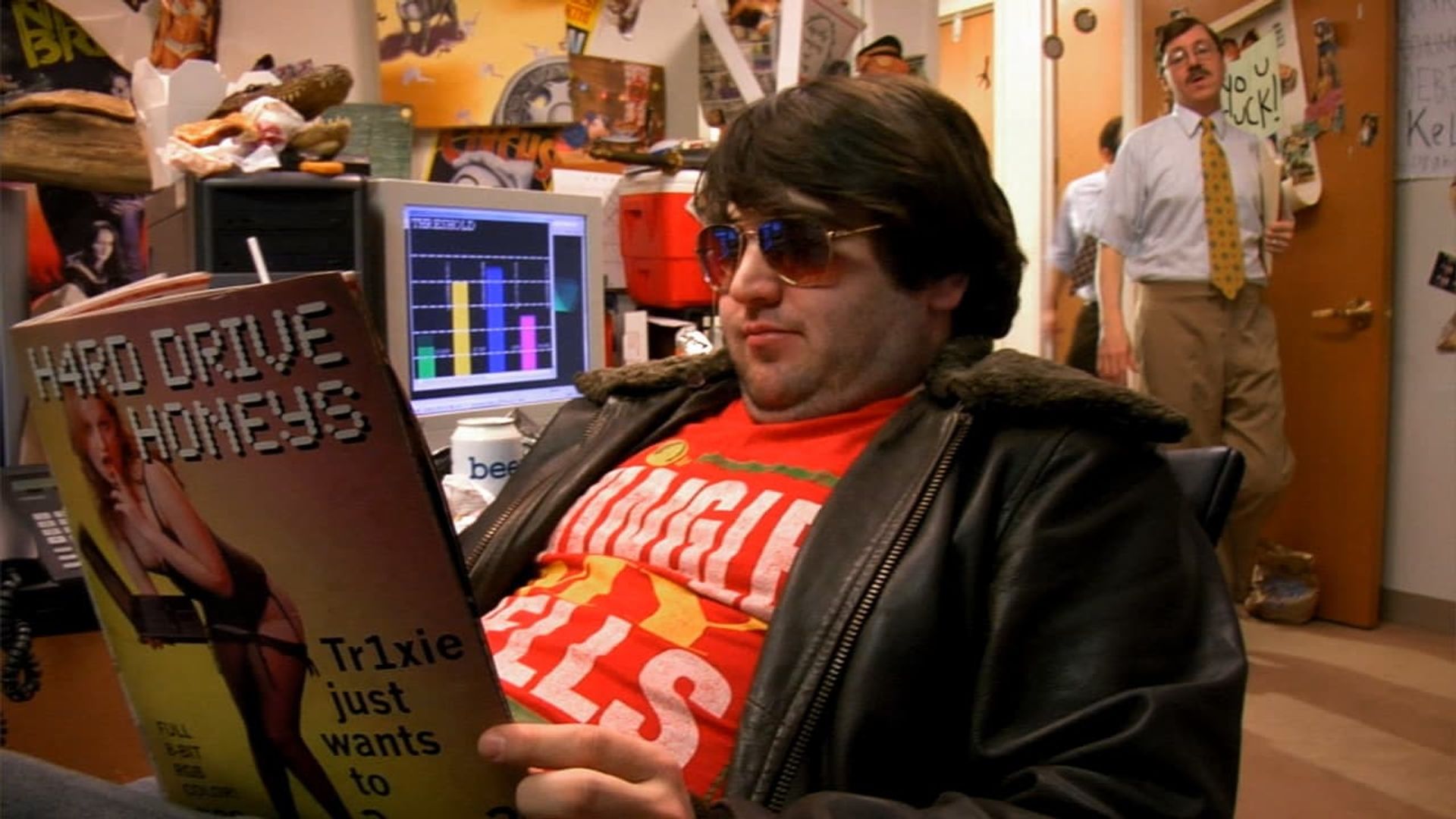 Fat Guy Stuck in Internet background
