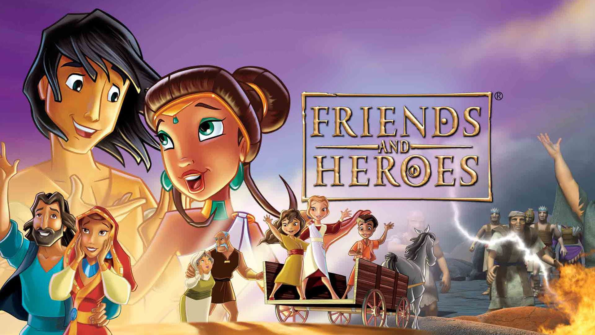Friends and Heroes background
