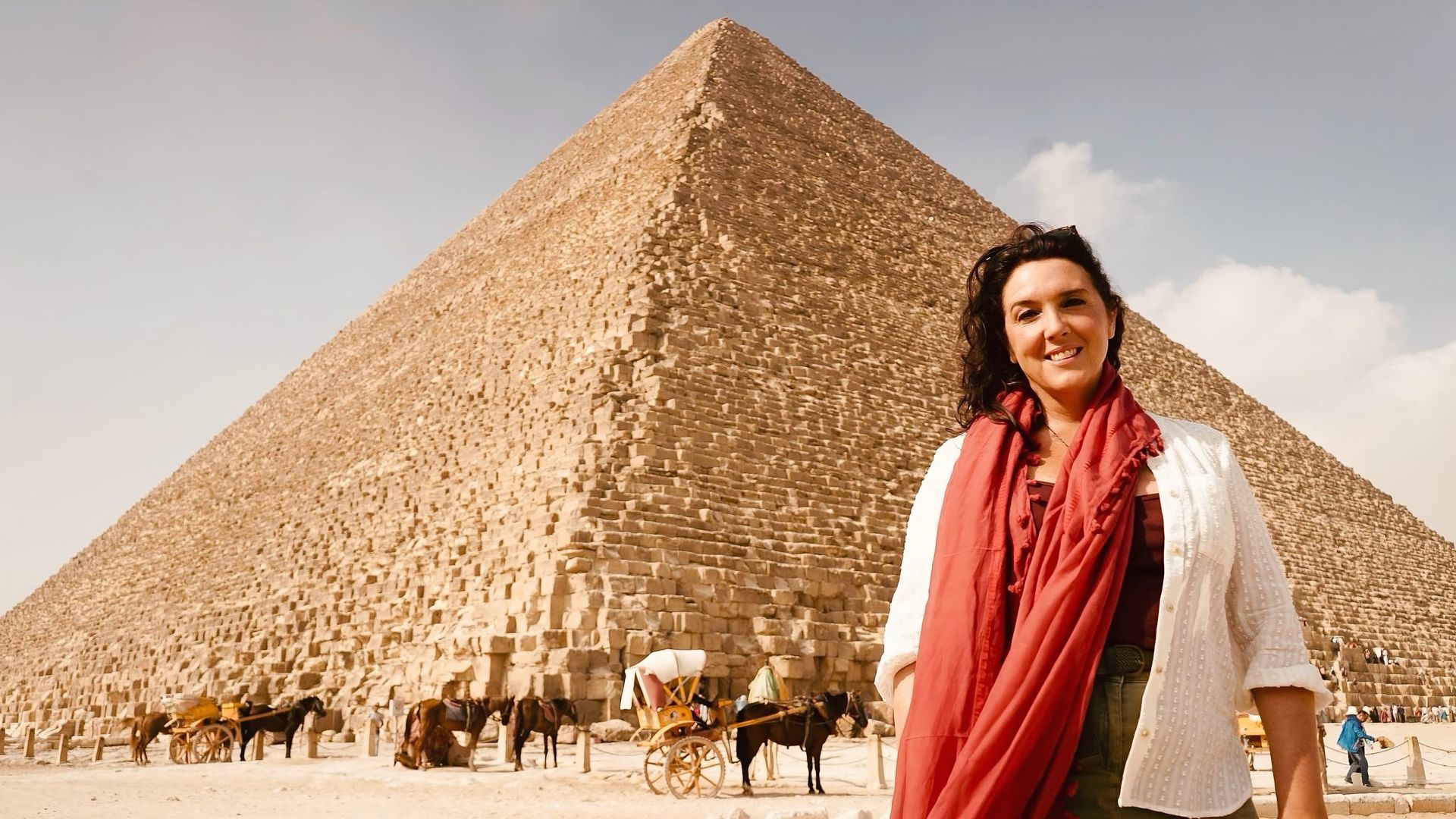 The Nile: Egypt's Great River with Bettany Hughes background