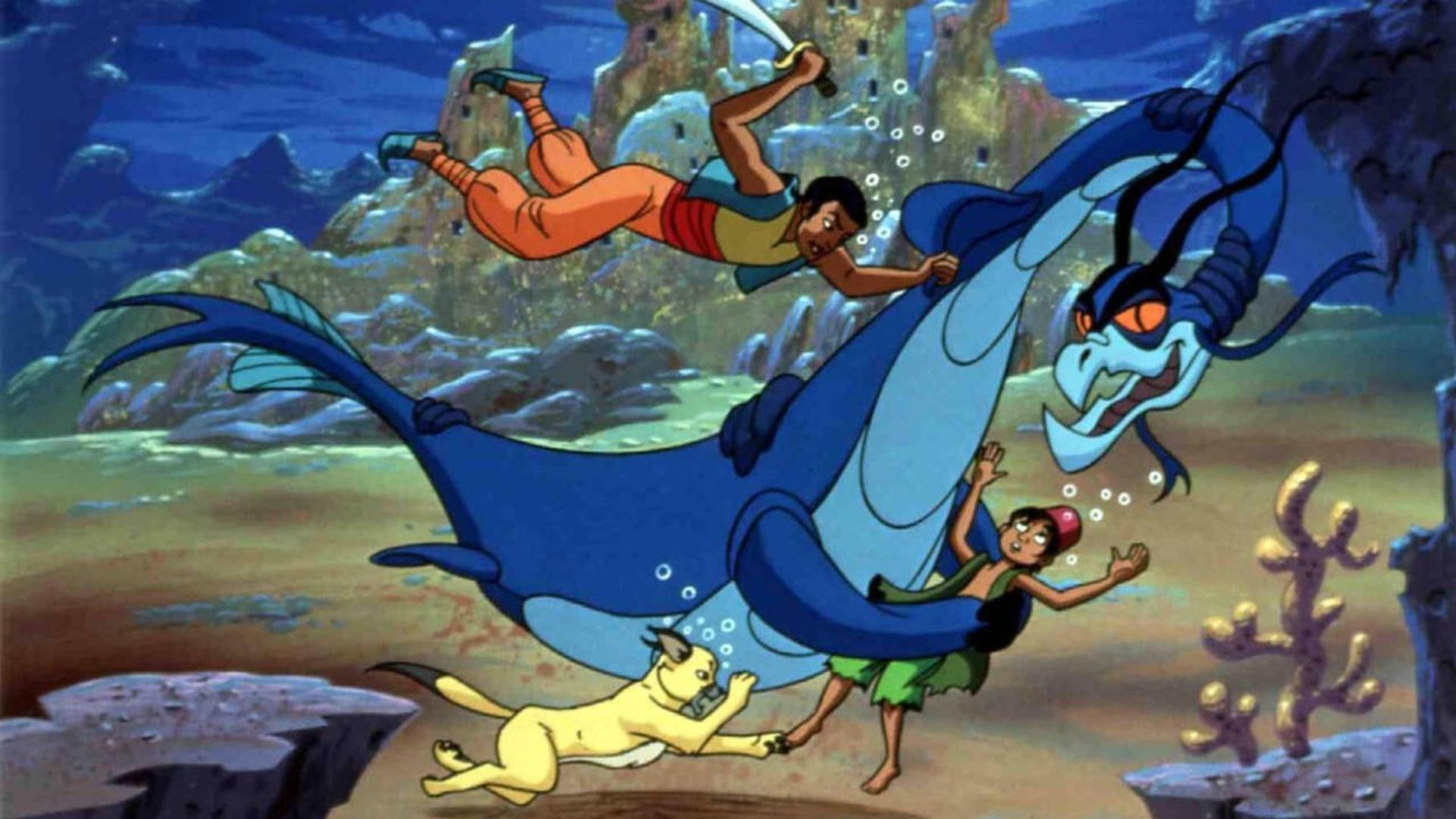 The Fantastic Voyages of Sinbad the Sailor background