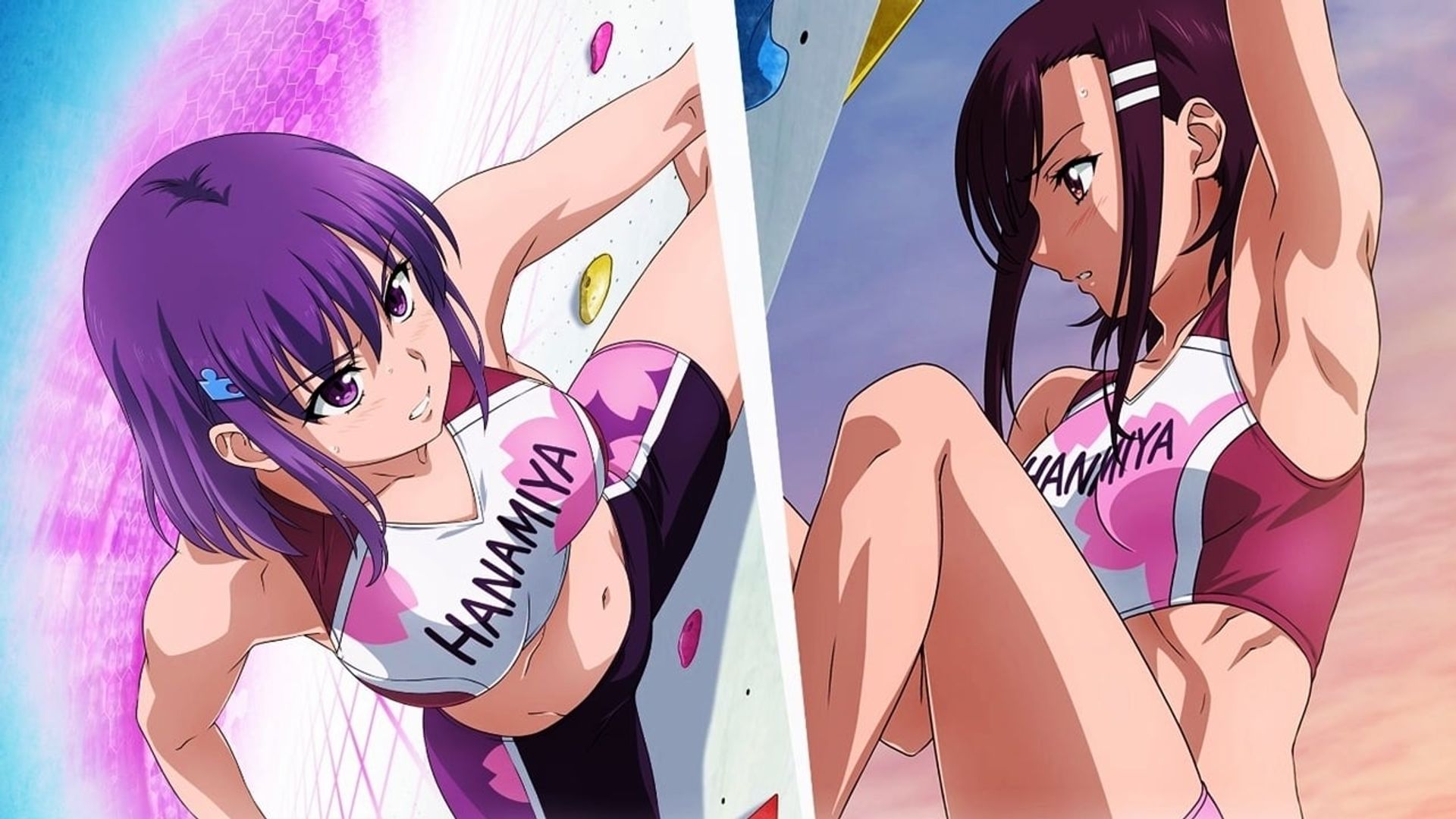 Iwa Kakeru! Sport Climbing Girls background