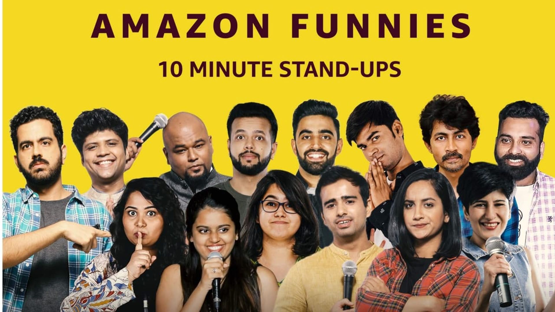 Amazon Funnies - 10 Minute Stand-ups background