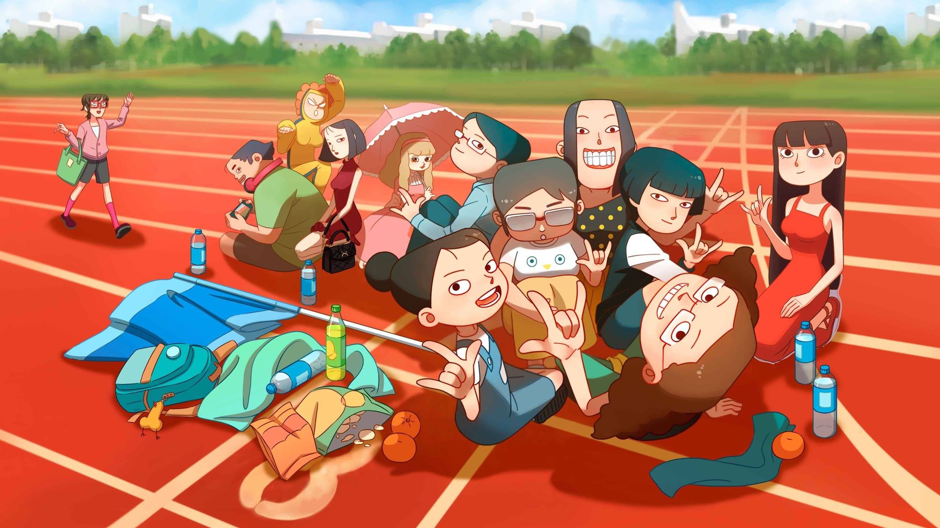 Girls Dorm background