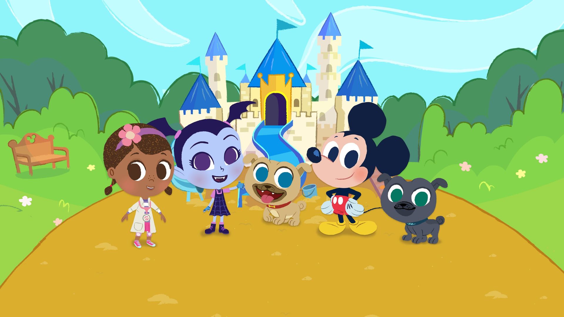 Disney Junior Ready for Preschool background
