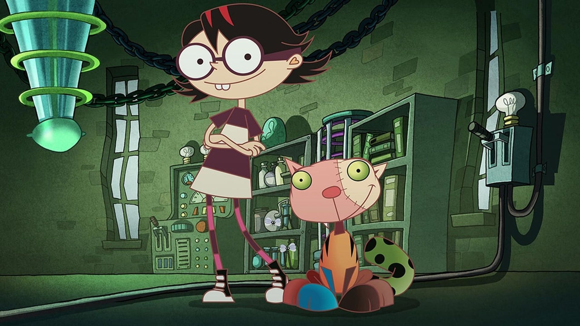 Frankenstein's Cat background