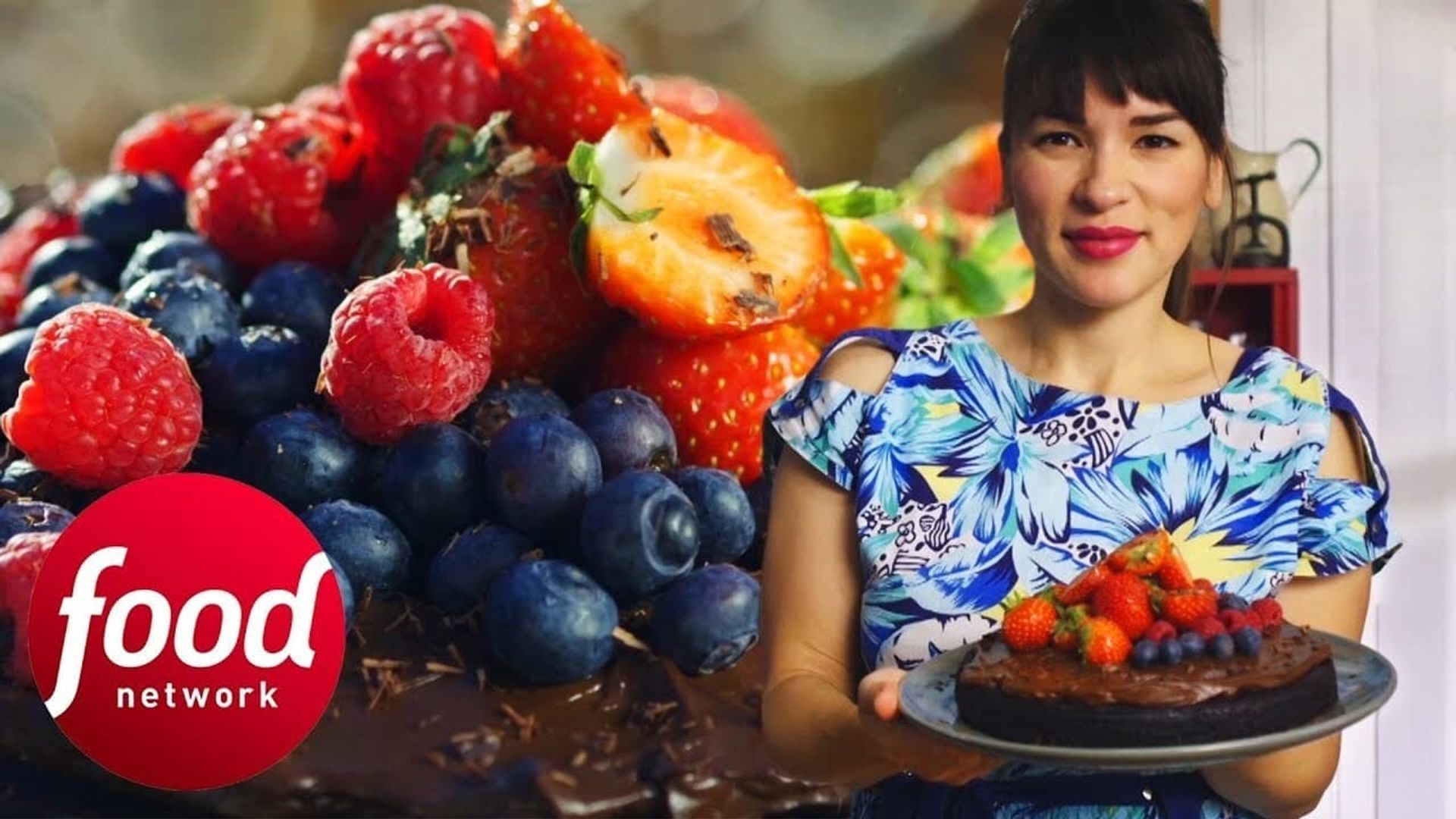 Rachel Khoo's Chocolate background