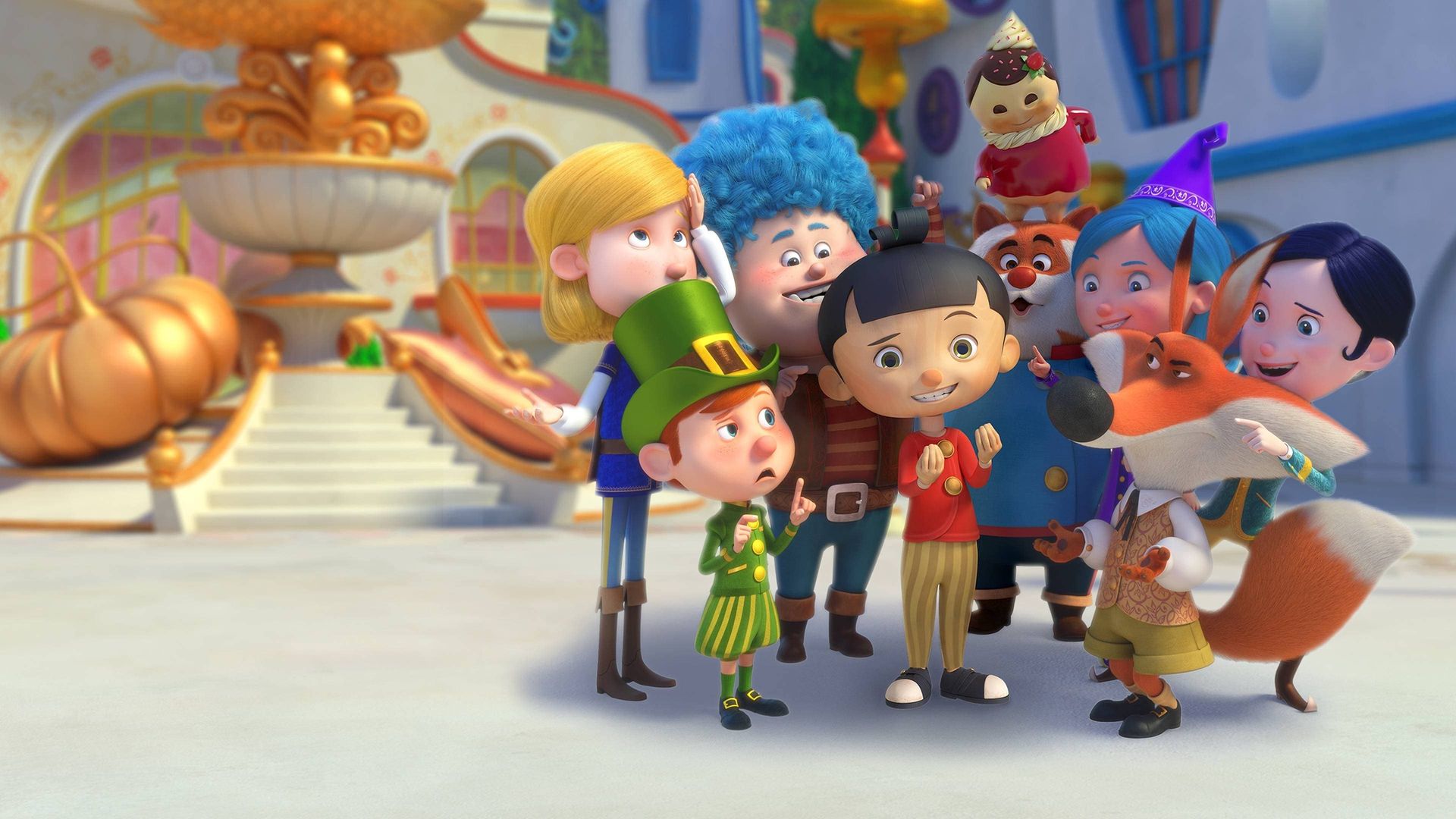 The Enchanted Village of Pinocchio background
