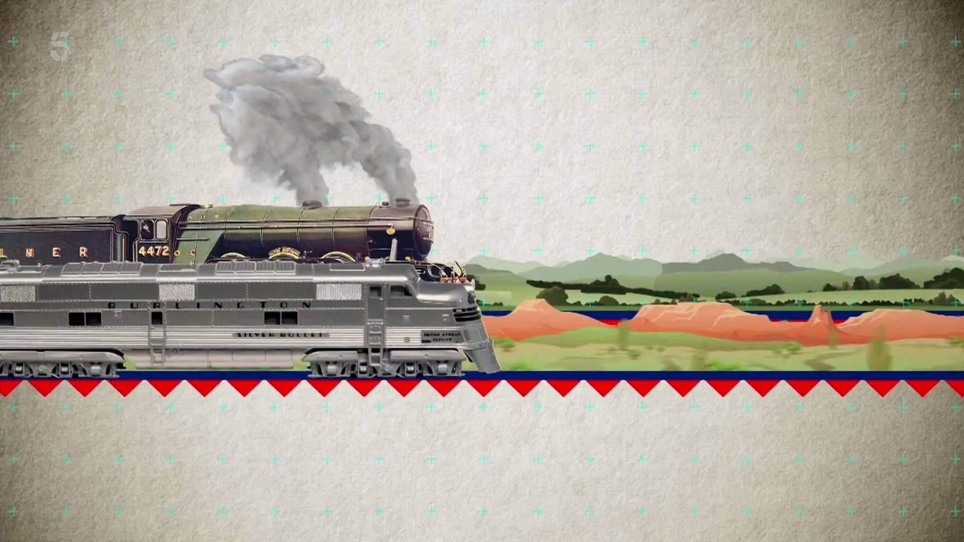 Ian Hislop: Trains That Changed the World background