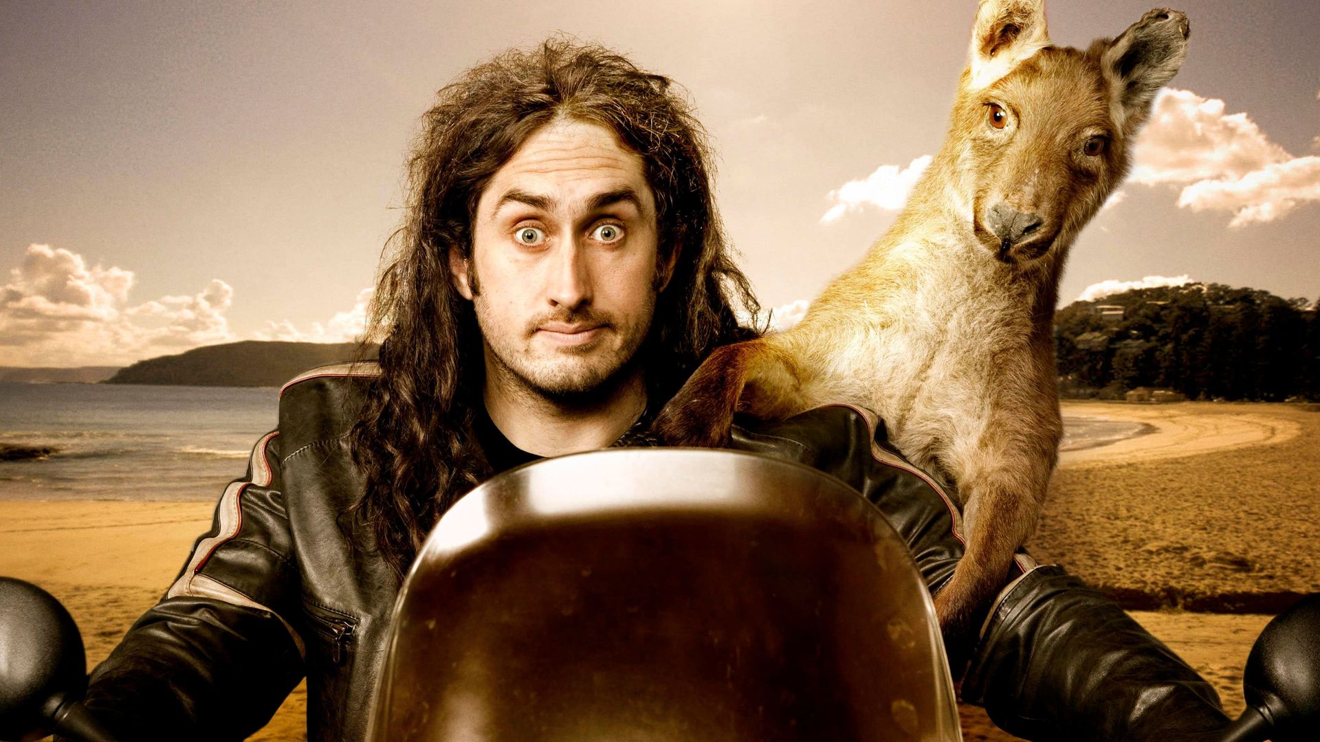 Ross Noble's Australian Trip background