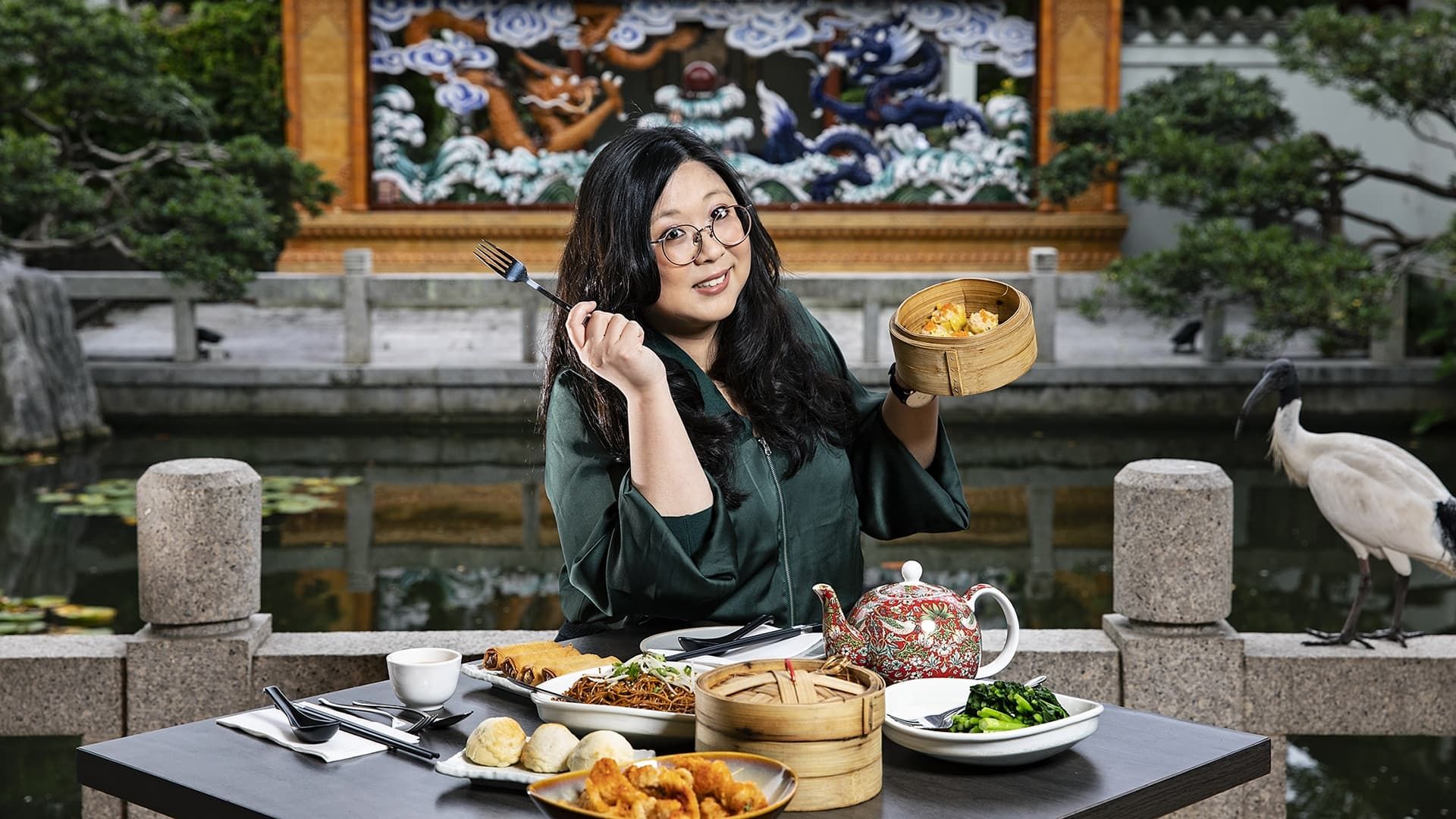 Chopsticks or Fork? background