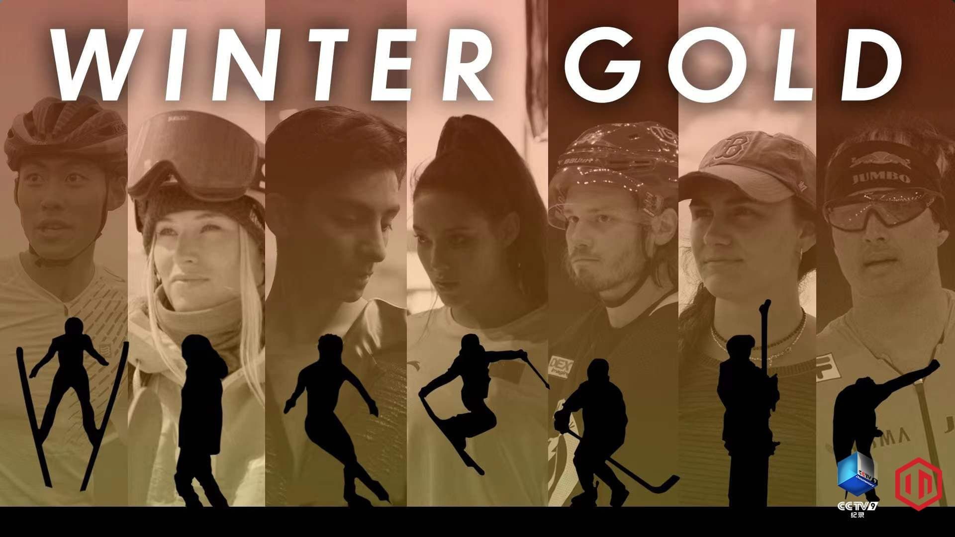 Winter Gold background