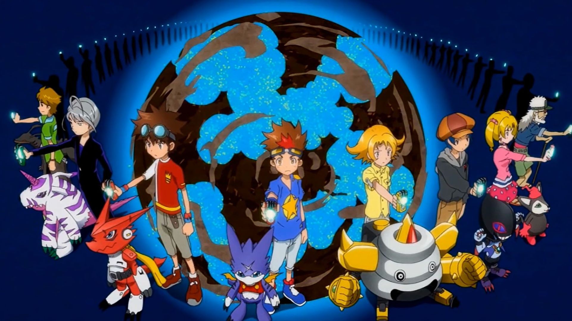 Digimon Xros Wars background