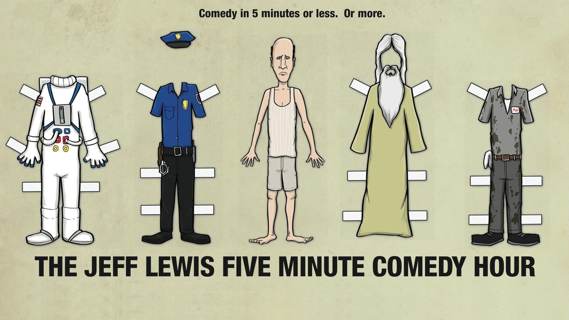 The Jeff Lewis 5 Minute Comedy Hour background